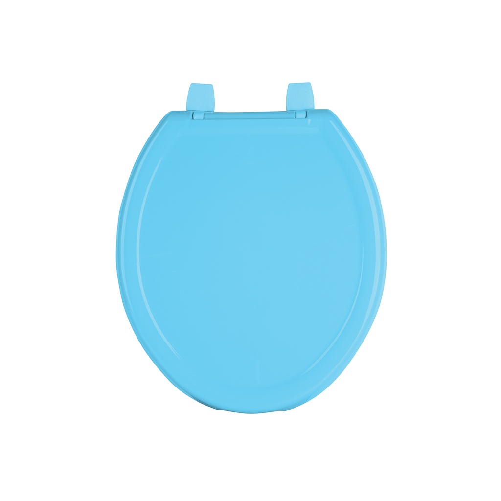 Asiento ligero con tapa para WC, azul, Foset Basic
