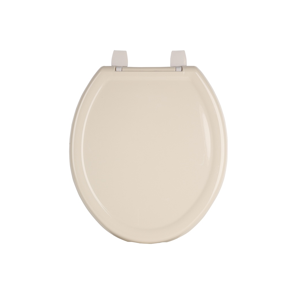 Asiento ligero con tapa para WC, hueso, Foset Basic
