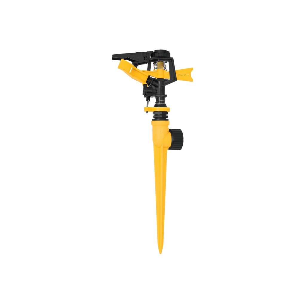 [T20055] Aspersor plástico una vía, estaca de 17 cm, Pretul