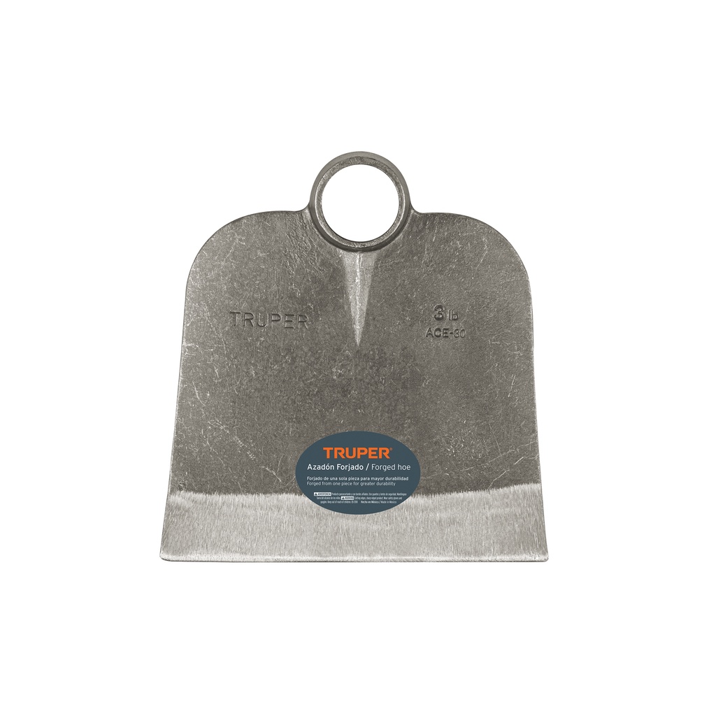 Azadón Centroamericano 2.8 lb sin mango, Truper
