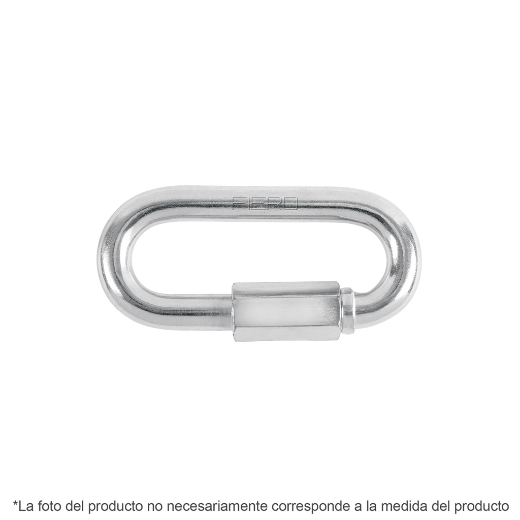 Bandola de acero de 3/8' con seguro, Fiero