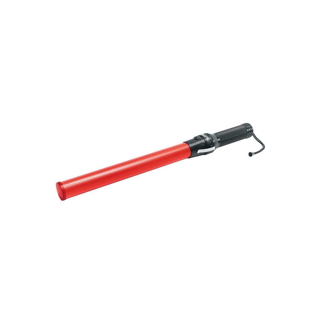 Bastón luminoso de 53 cm con luz LED y clip para cinturón