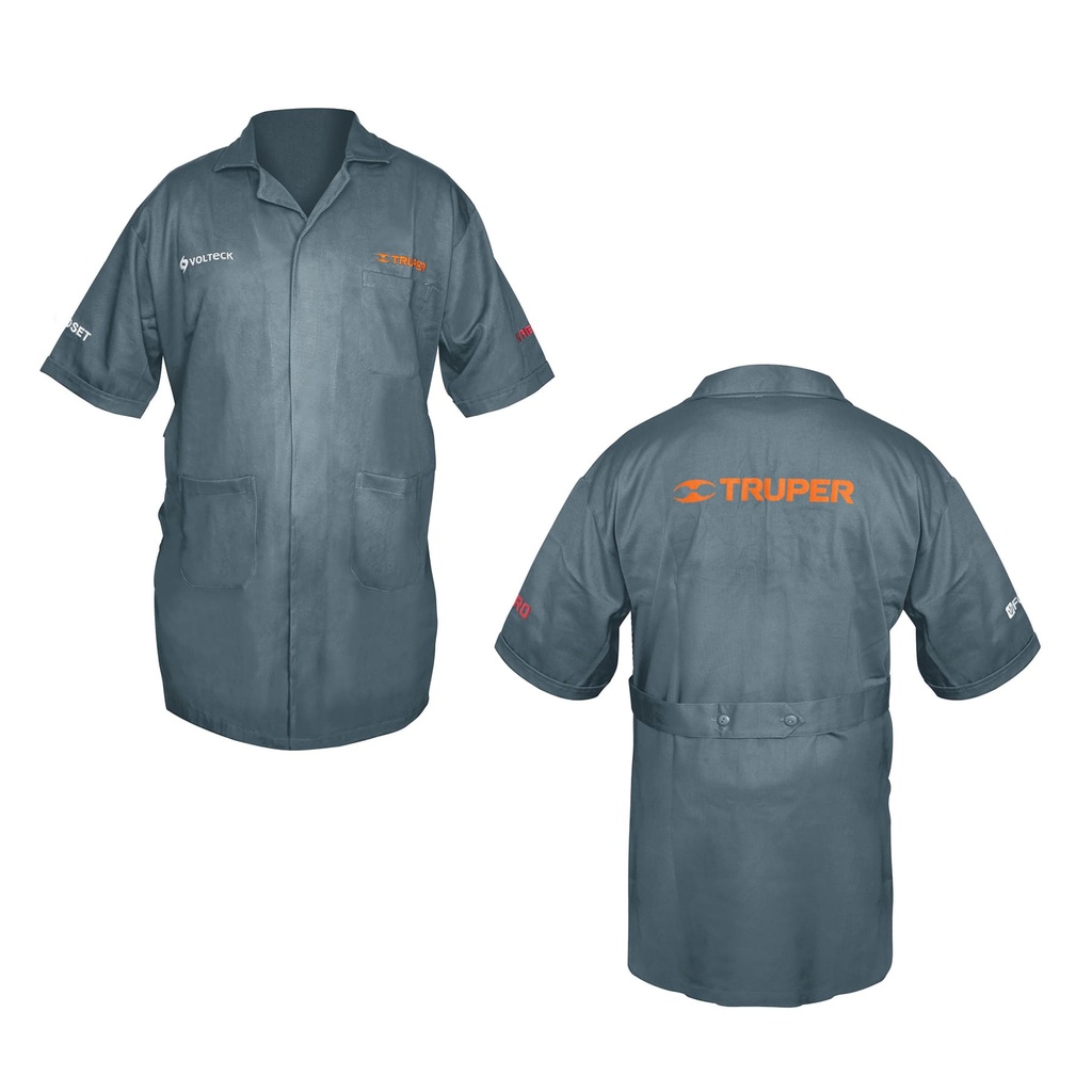 Bata bordada con logo, talla 42, Truper - Pag 504