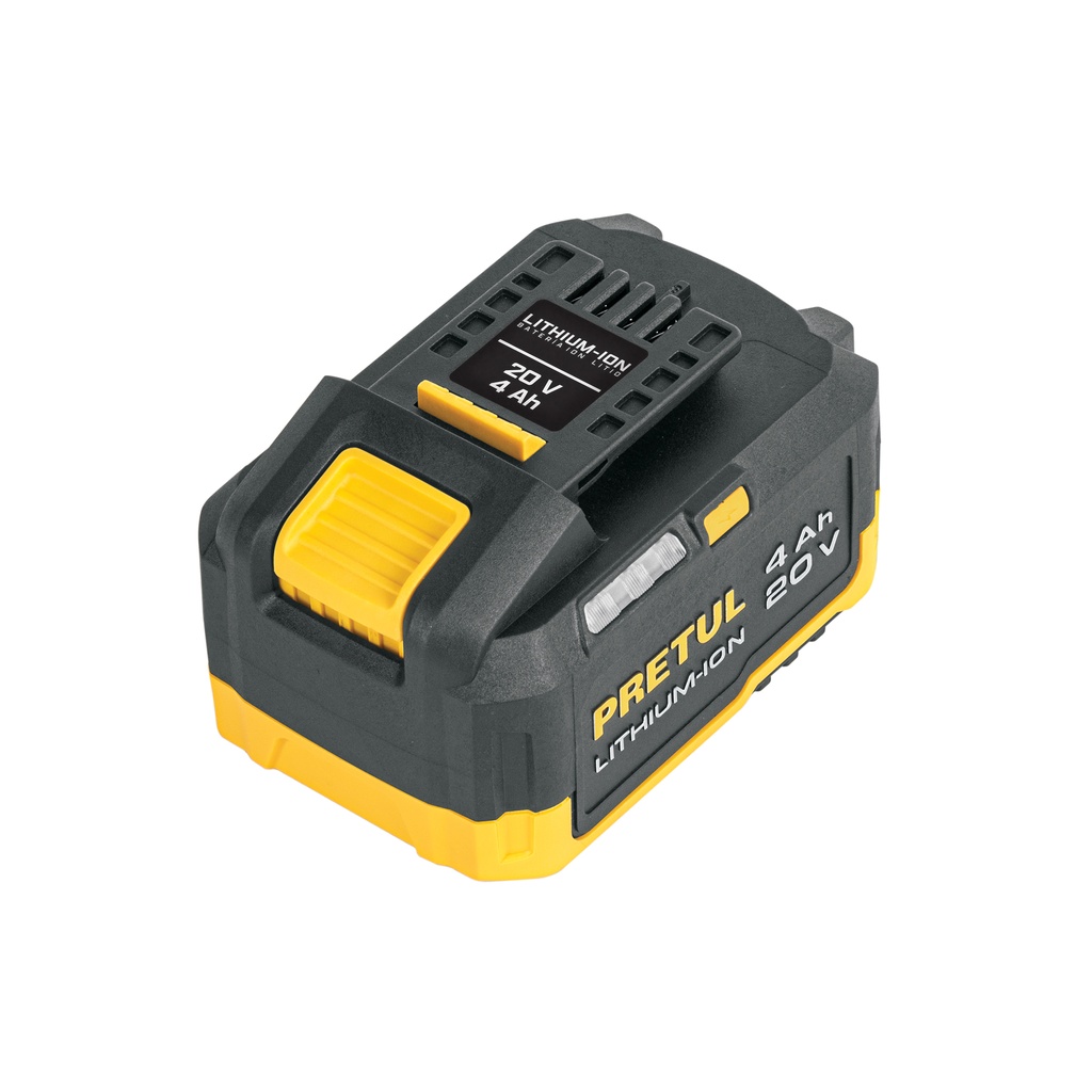 Batería ión Litio 20 V, 4 Ah, Pretul
