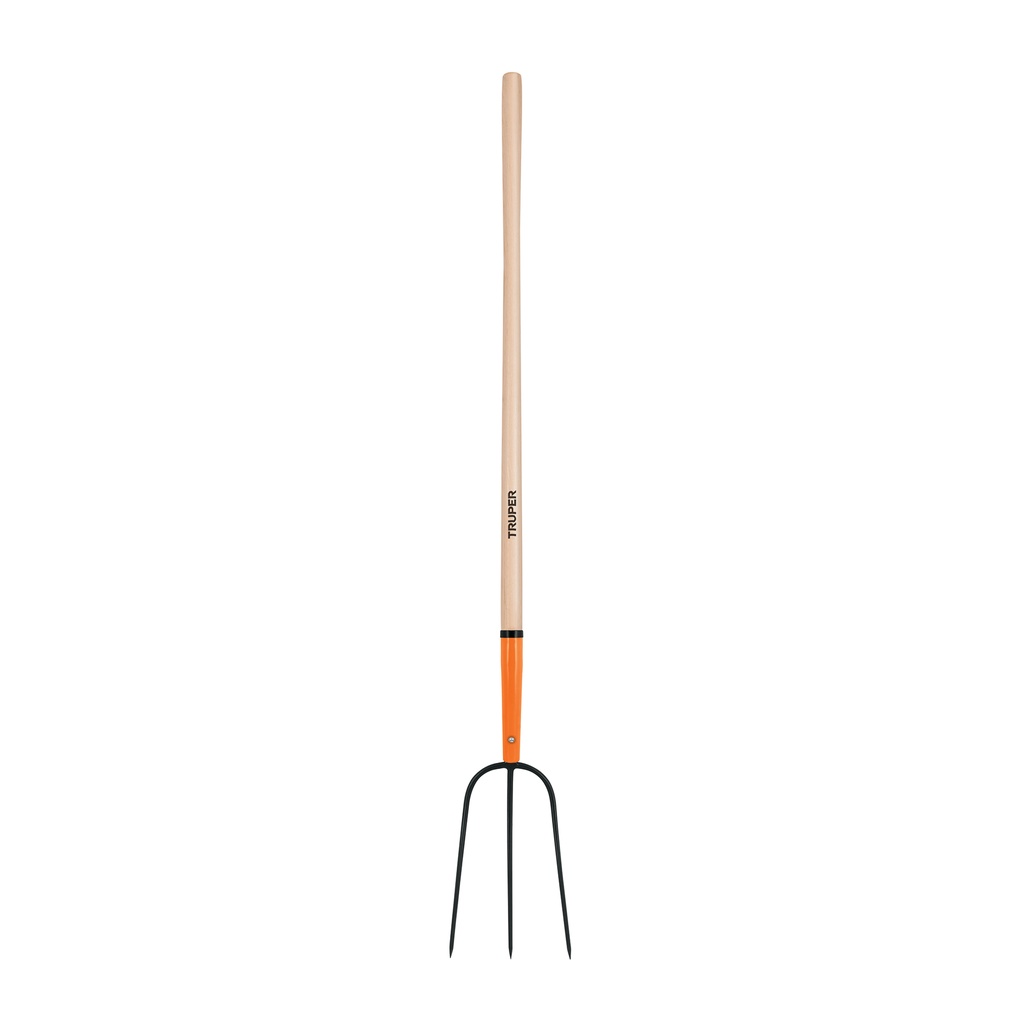 [T11000] Bieldo para paja, 3 dientes, mango 48', Truper