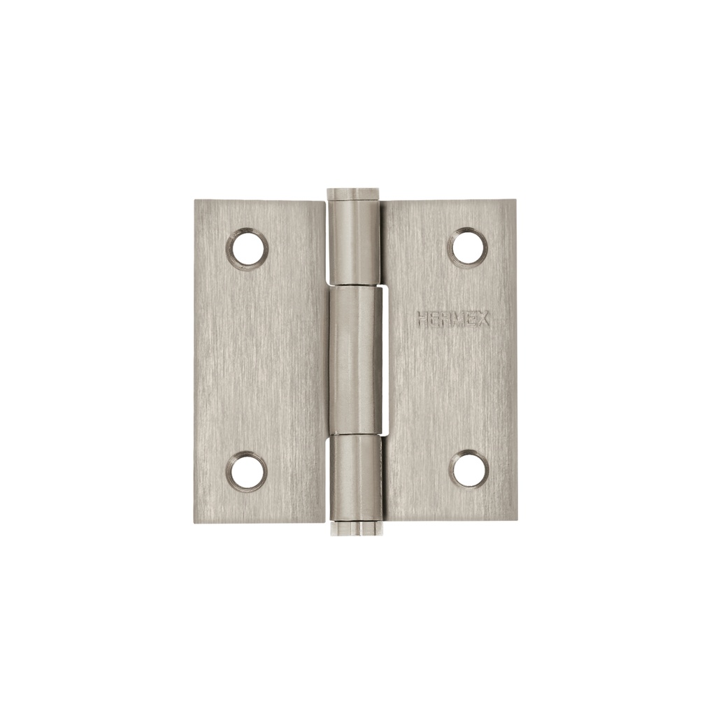 Bisagra cuadrada 2' acero inoxidable, plana, Hermex