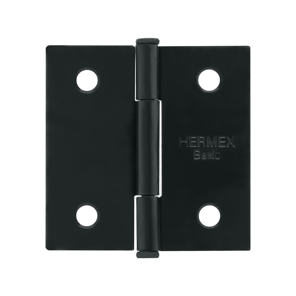 Bisagra cuadrada 2', negro mate, cabeza plana, Basic - Pag 767