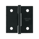 Bisagra cuadrada 2', negro mate, cabeza plana, Basic