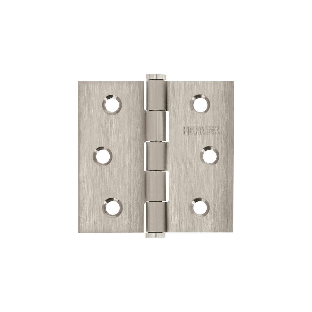 Bisagra cuadrada 2-1/2' acero inoxidable, plana, Hermex - Pag 577