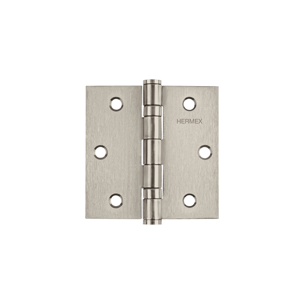 Bisagra cuadrada 3' acero inoxidable, plana, Hermex - Pag 577