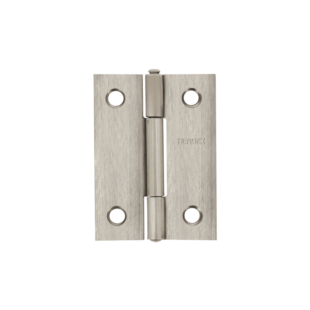 Bisagra rectangular 2' acero inoxidable, Hermex