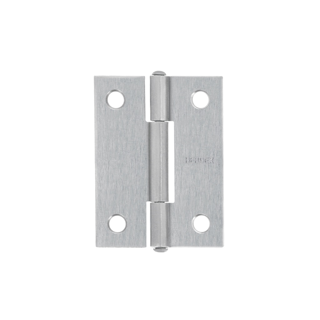 [T43187] Bisagra rectangular 2' acero pulido, Hermex