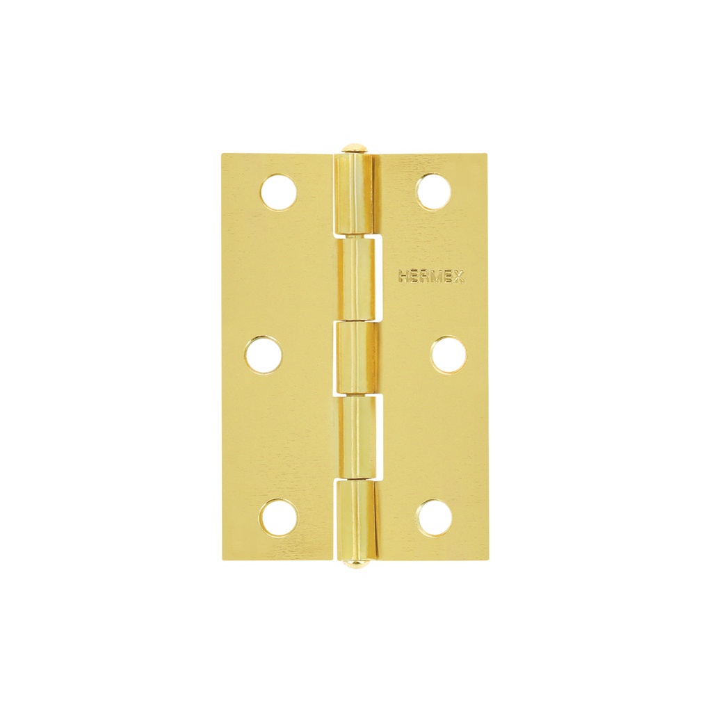 Bisagra rectangular 2-1/2' acero latonado, Hermex - Pag 578