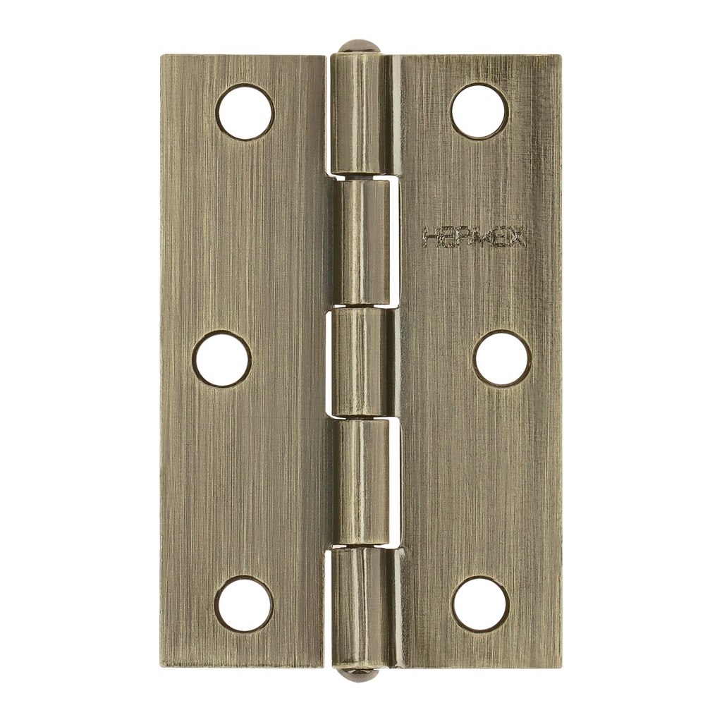 Bisagra rectangular 2-1/2' latón antiguo, Hermex - Pag 578