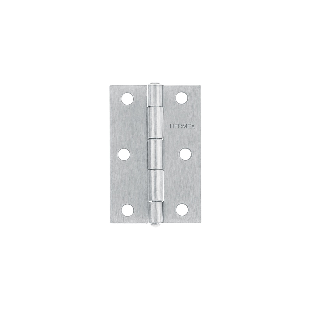 Bisagra rectangular 3' acero pulido, Hermex - Pag 578
