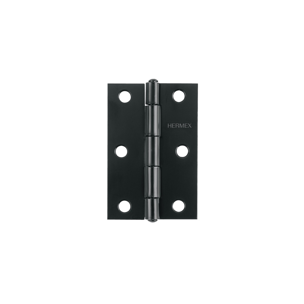 Bisagra rectangular 3' negra, Hermex - Pag 578