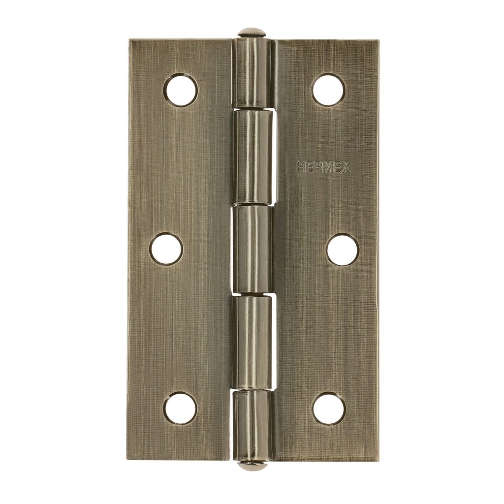 Bisagra rectangular 3-1/2' latón antiguo, Hermex - Pag 578