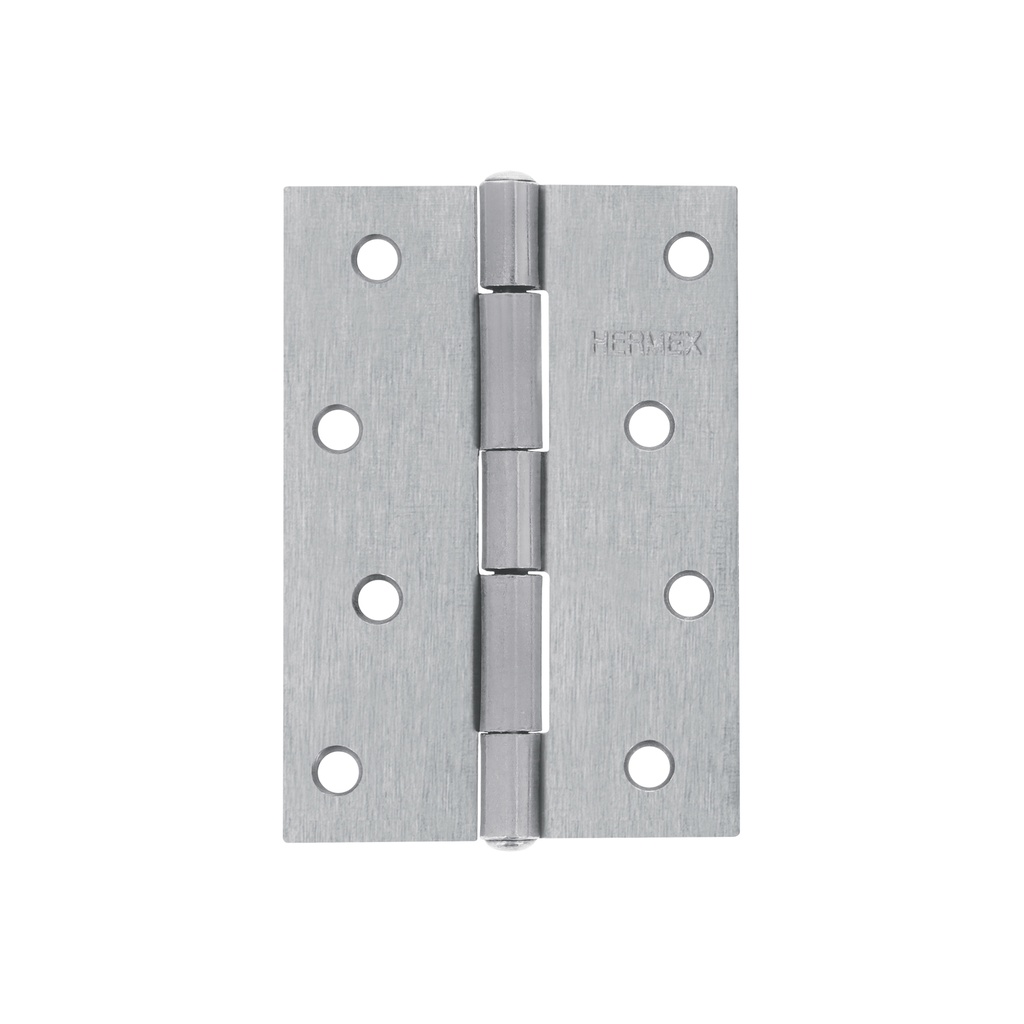 Bisagra rectangular 4' acero pulido, Hermex - Pag 578