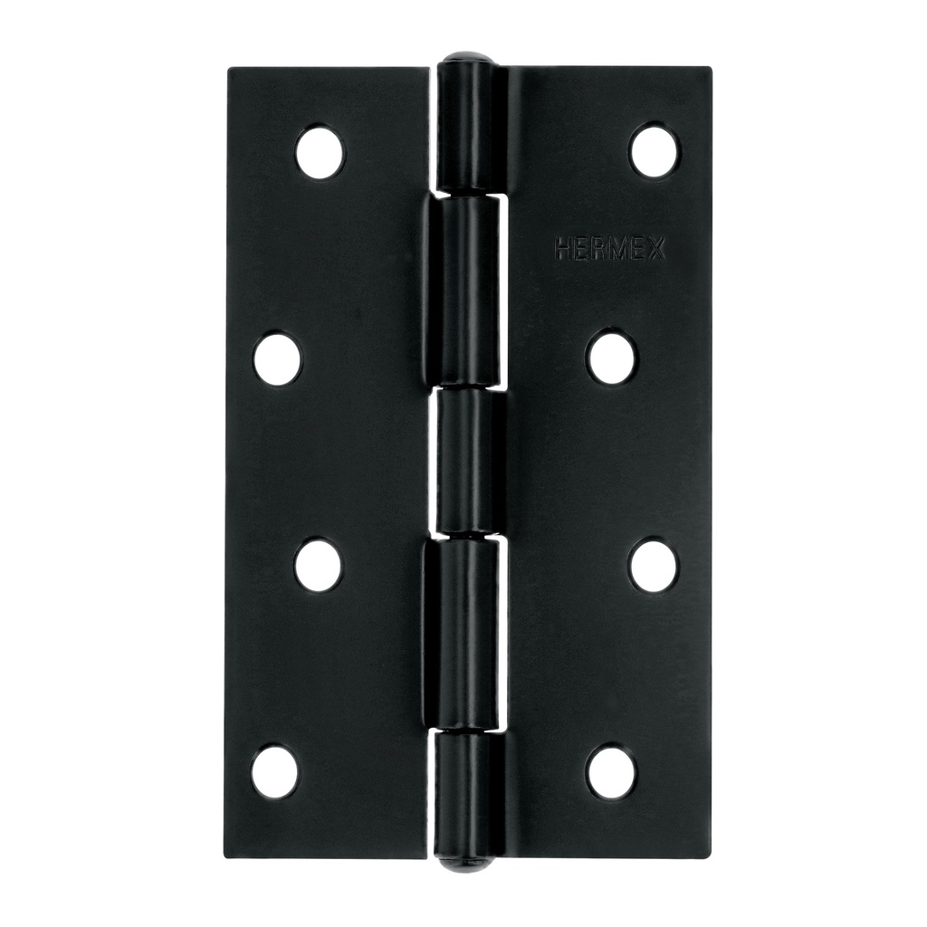 Bisagra rectangular 4' negra, Hermex