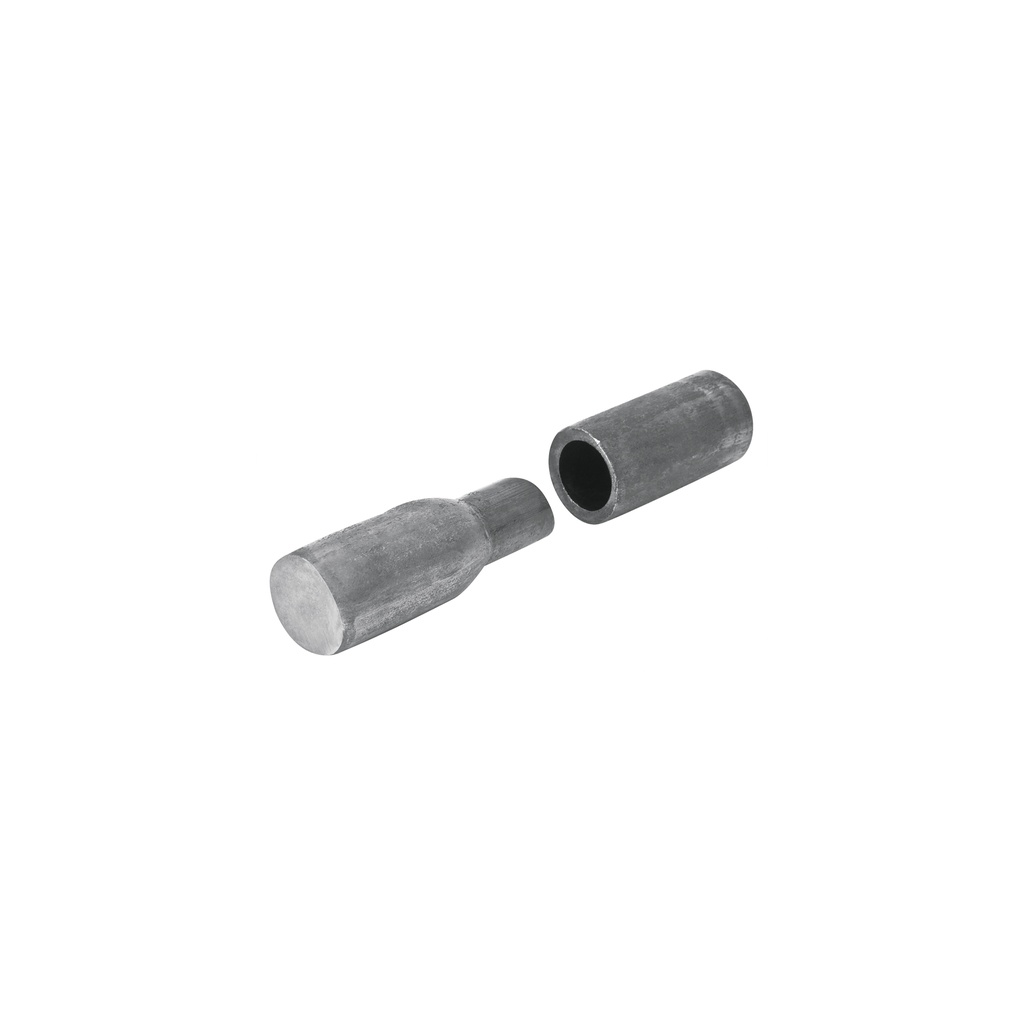 Bisagra tubular soldable de 1/2', Hermex