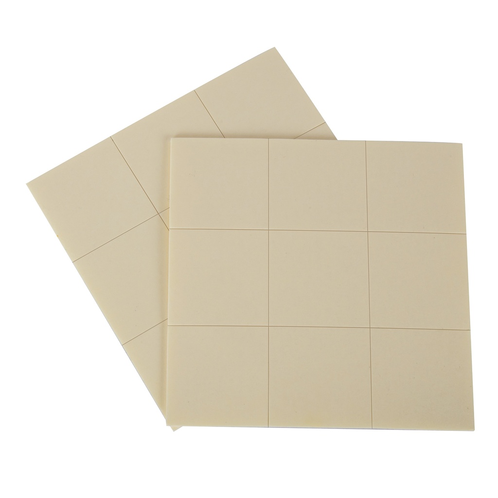 [T17290] Blíster con 18 cuadros de montaje de 24 x 24 mm, Truper