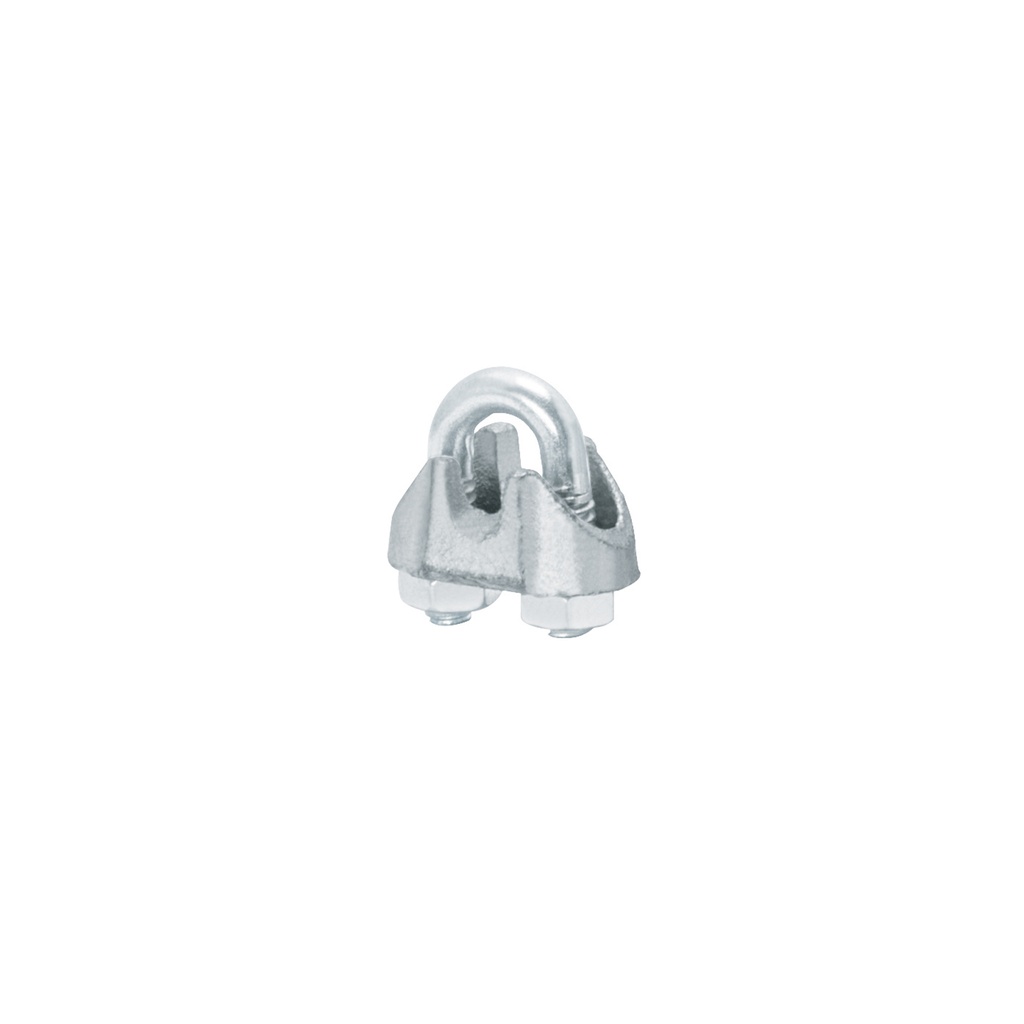 [T44082] Blíster con 2 nudos (perros) de hierro para cable de 1/8'