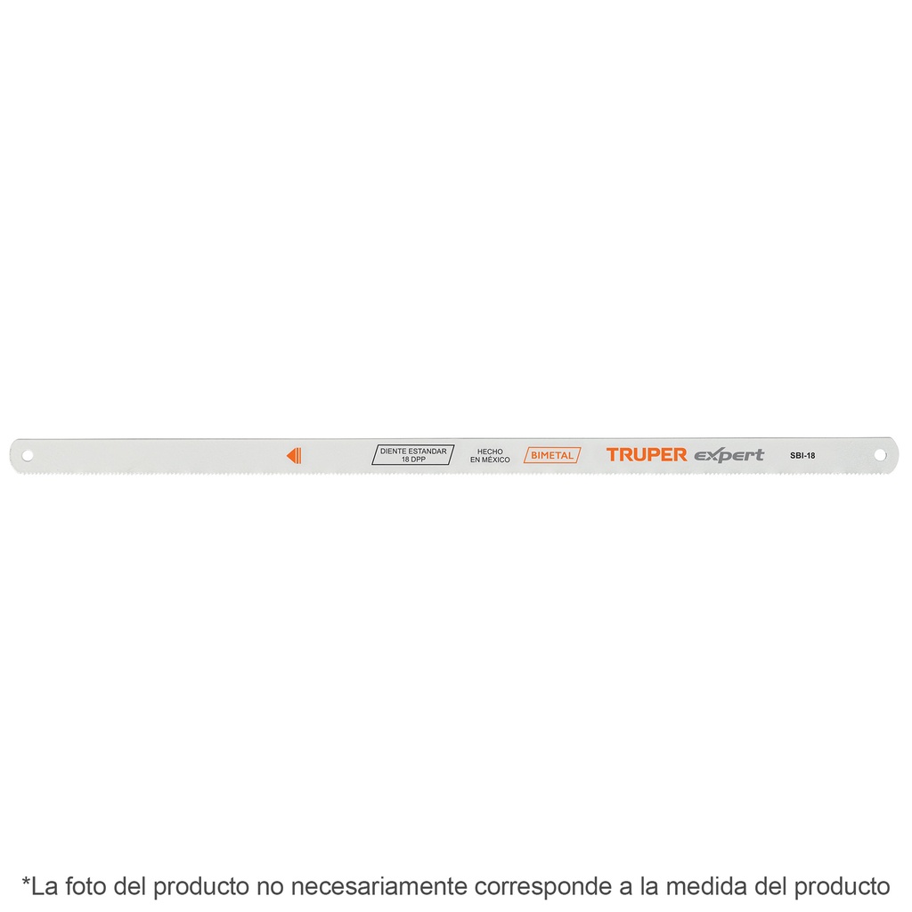[T19699] Blíster con 2 seguetas bimetálicas de 18 DPP, Truper Expert