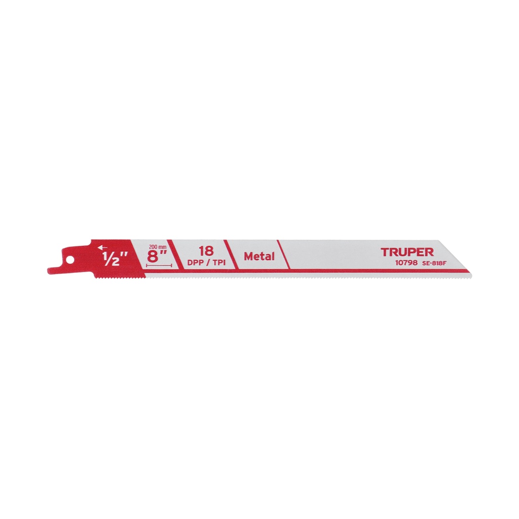 Blíster con 2 seguetas sierra sable 8' 18 DPP para metal