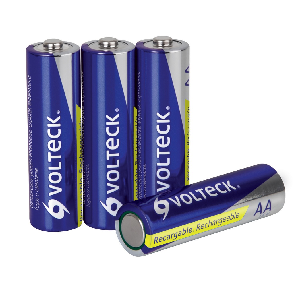 [T47202] Blíster con 4 pilas AA recargables uso general, 1300 mAh