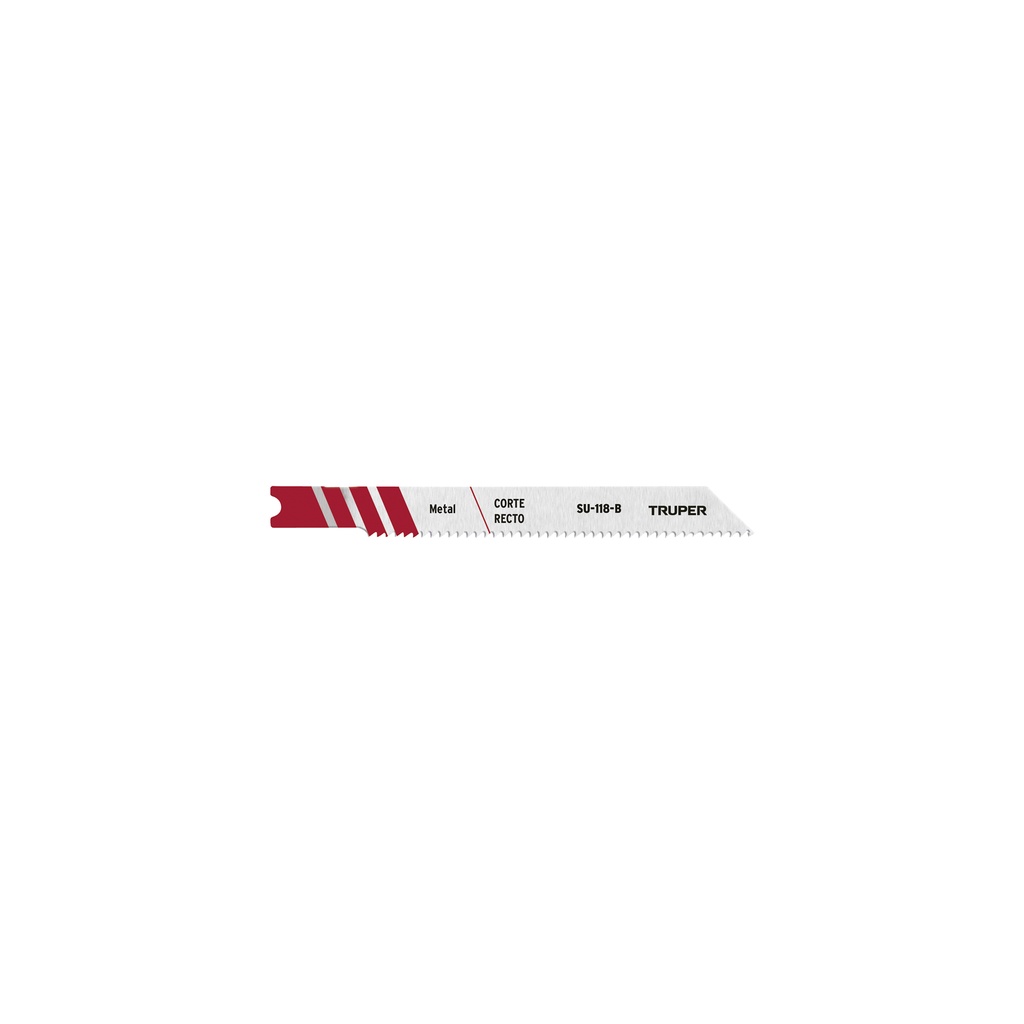 [T18139] Blíster con 5 seguetas 12 DPP zanco 'U' corte recto metal