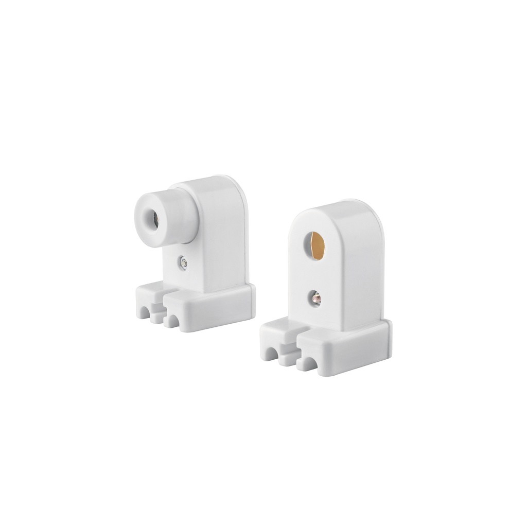 [T46506] Bolsa 2 pz portalámparas p/tubo LED y fluorescente, base FA8