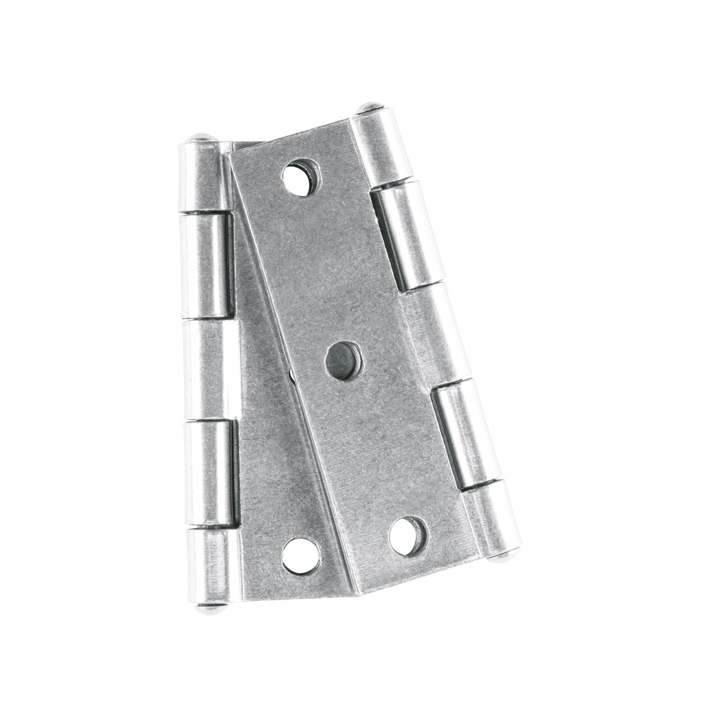 Bolsa con 2 bisagras rectangulares 3', acero pulido