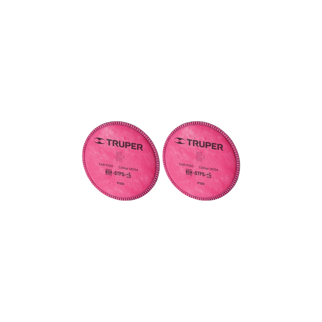 Bolsa con 2 filtros de repuesto R95, Truper - Pag 340