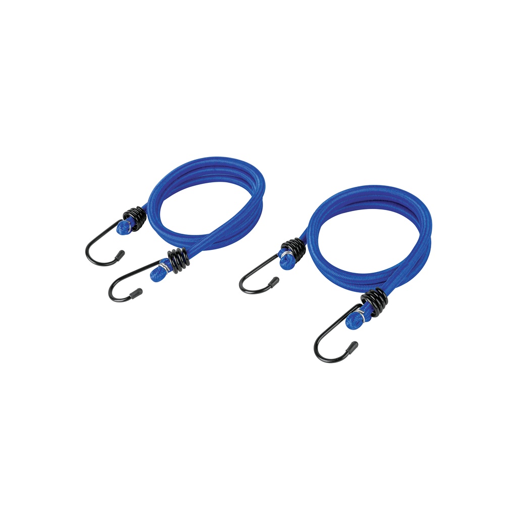 [T25093] Bolsa con 2 tensores elásticos azules de 90 cm, Pretul