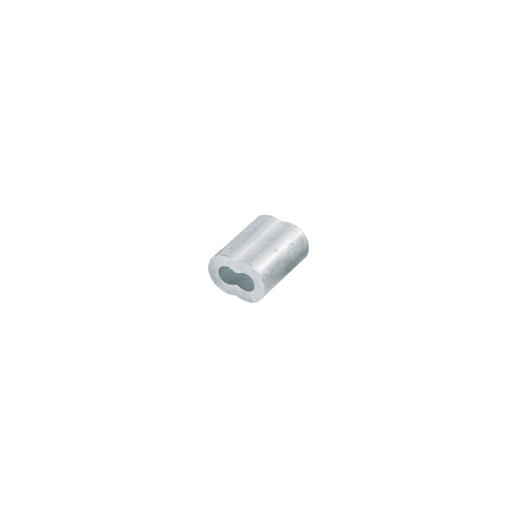 Bolsa con 50 casquillos dobles de aluminio, 1/8', Fiero