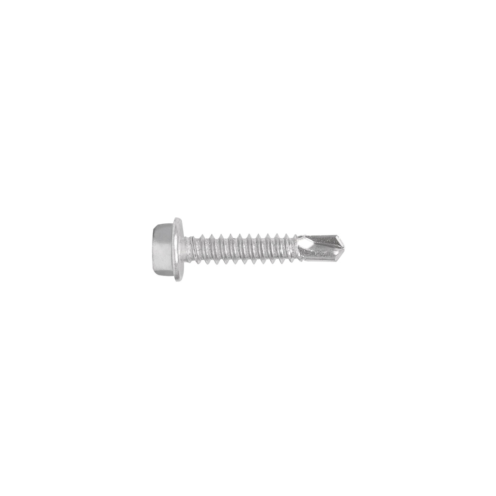 [T44402] Bolsa con 50 pijas 1-1/4' cabeza hexagonal, punta de broca