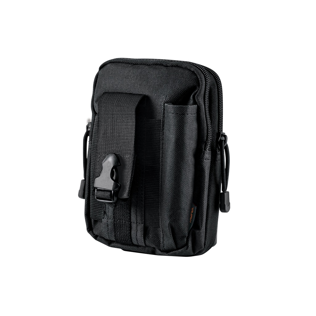 Bolso táctico negro para cinturón, Truper