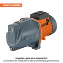Bomba eléctrica para agua tipo jet 1 HP, Truper