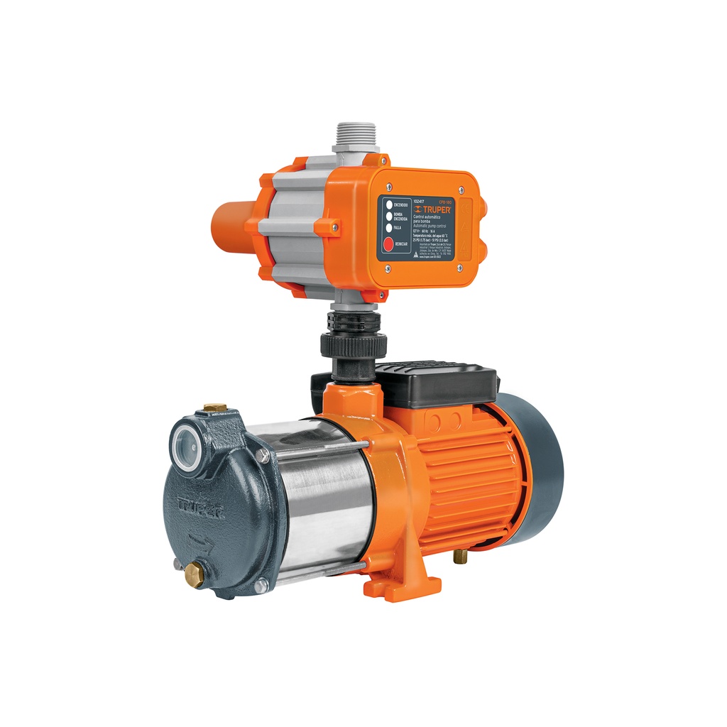 Bomba presurizadora multietapas 1 HP, Truper