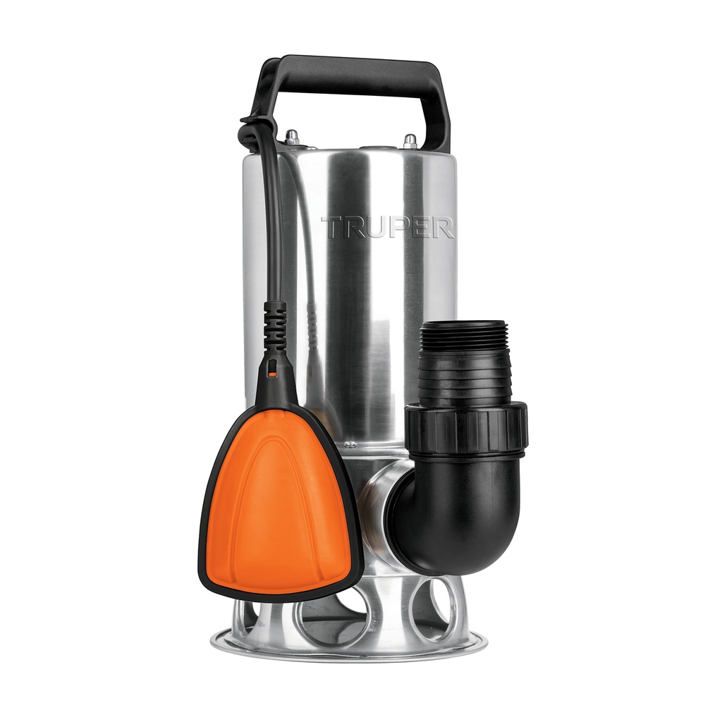 Bomba sumergible metálica para agua sucia 1 HP, Truper