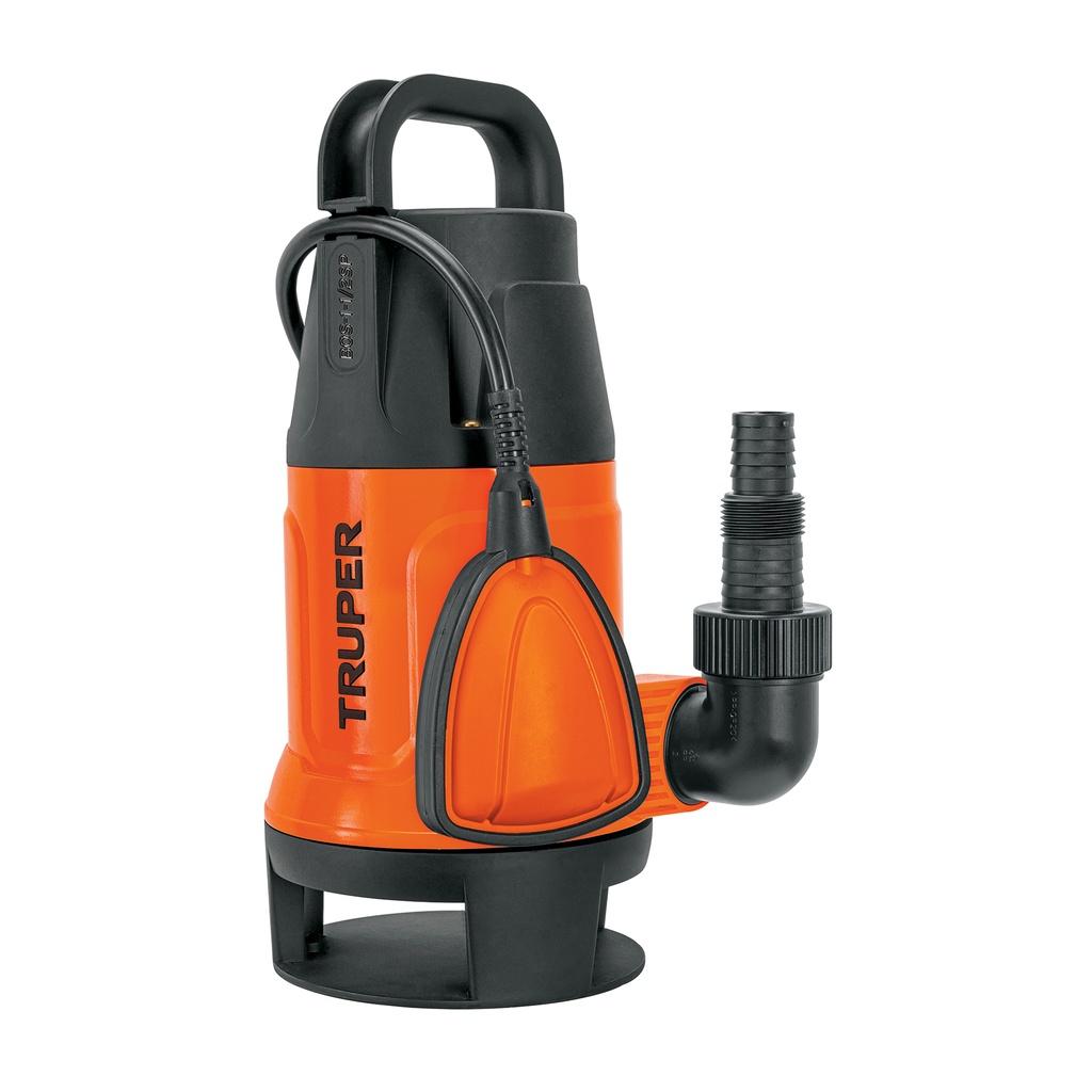 Bomba sumergible plástica para agua sucia 1-1/2 HP, Truper