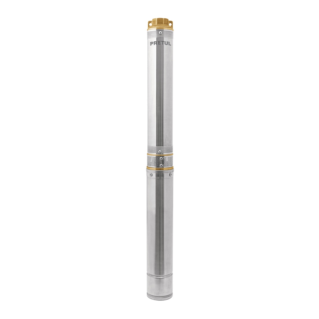 Bomba sumergible, tipo bala, 2 HP, agua limpia, Pretul