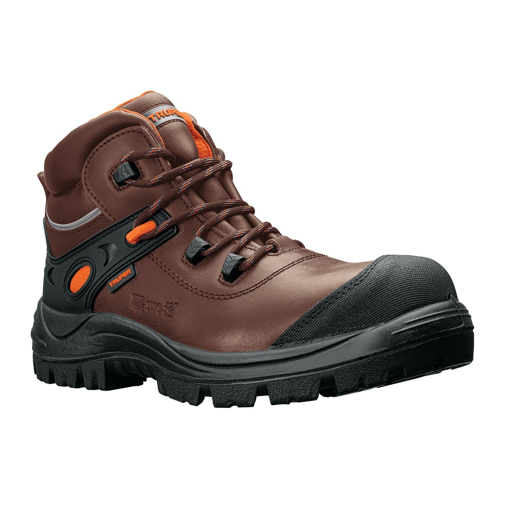 Bota de seguridad dieléctrica antifatiga café #26, Truper