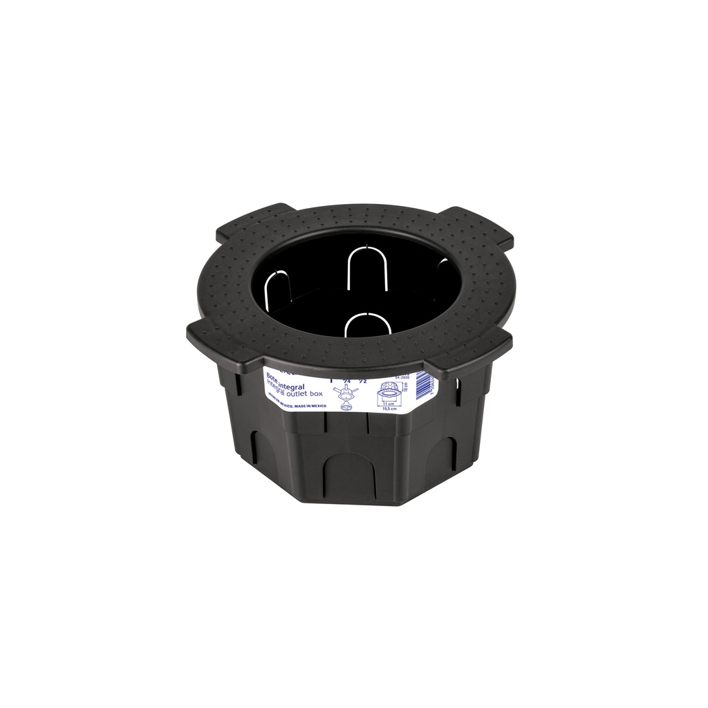 Bote integral de 10 cm, aro interno de 11 cm, Volteck