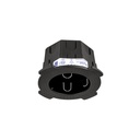 Bote integral de 10 cm, aro interno de 11 cm, Volteck