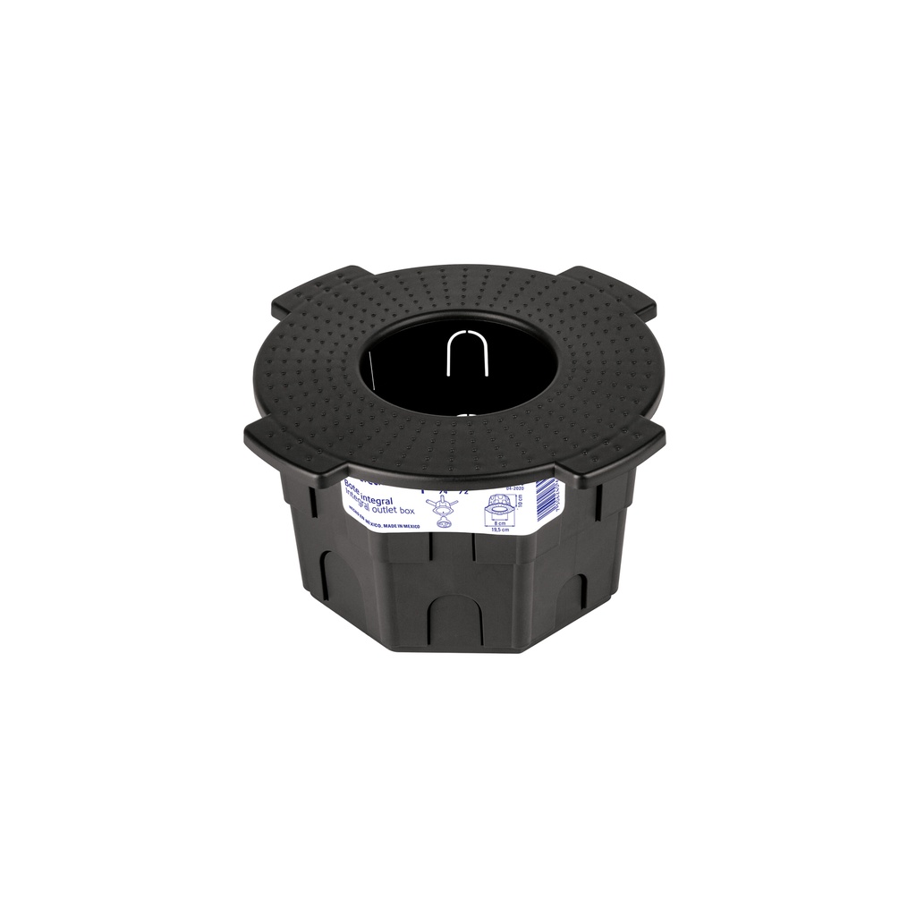 Bote integral de 10 cm, aro interno de 8 cm, Volteck