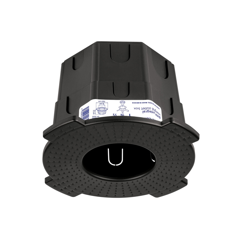 Bote integral de 12 cm, aro interno de 8 cm, Volteck