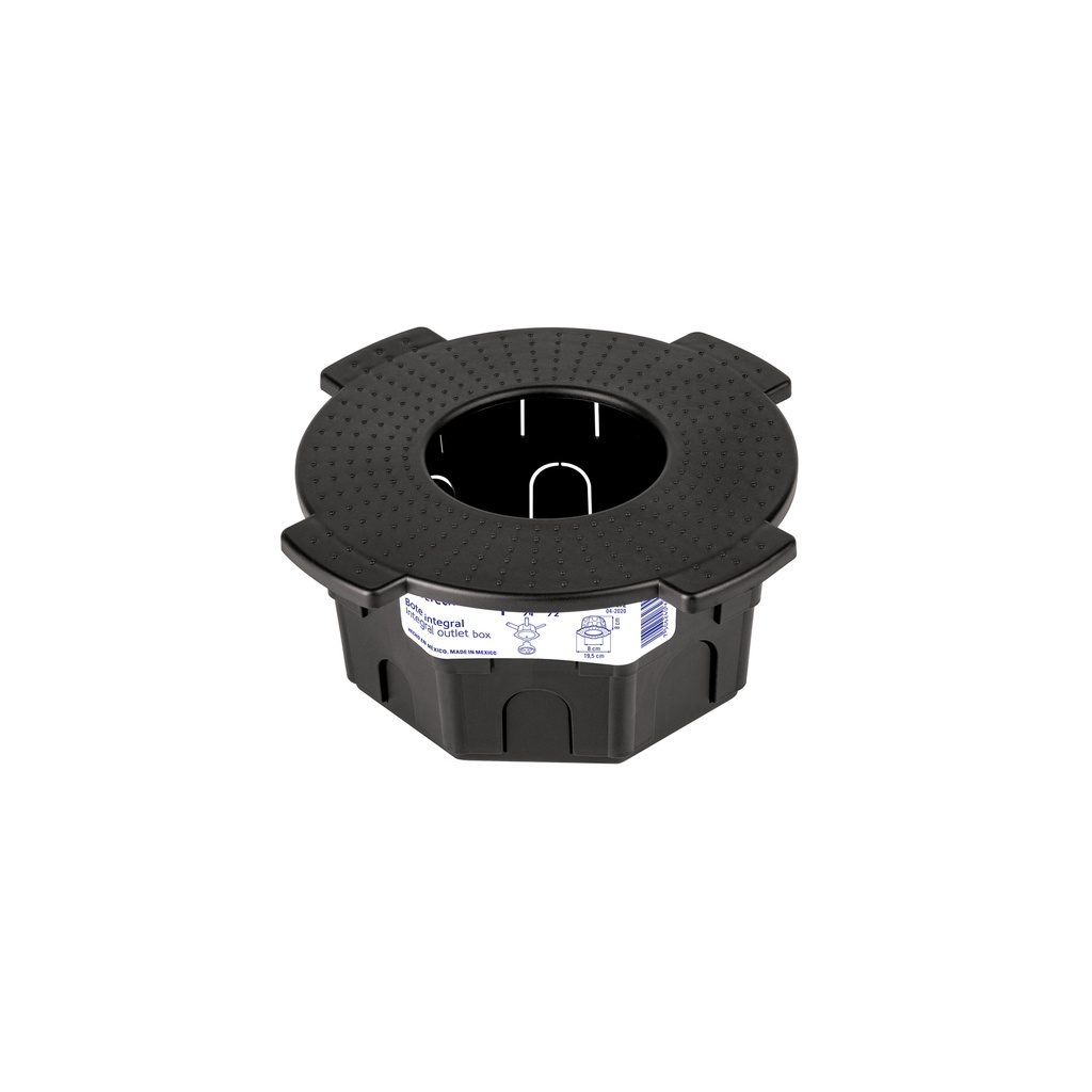 Bote integral de 8 cm, aro interno de 8 cm, Volteck