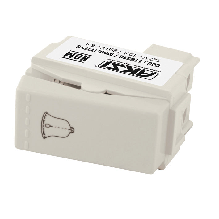 Boton timbre de tecla 127V/10A