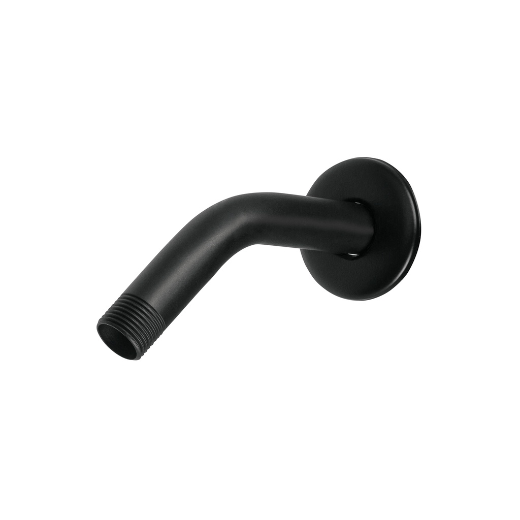 Brazo corto con chapetón para regadera, negro mate, Aqua - Pag 473,478